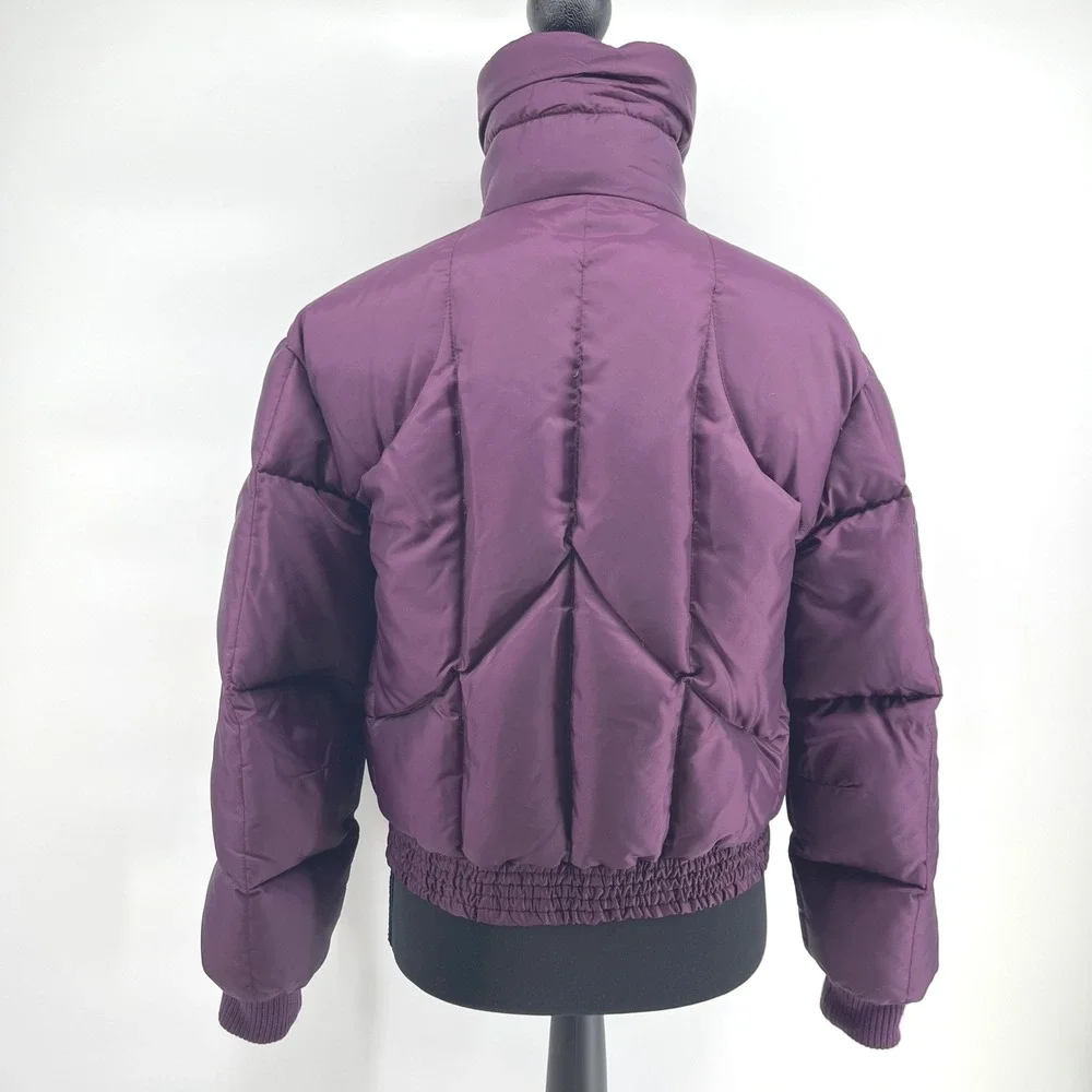 Vintage Bogner Purple Puffer Jacket Goose Down Filled Women's Size‎ Medium